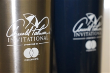 Pair of Arnold Palmer Invitational Stainless Steel Corksicle 24oz Tumbler Glasses - Grey & Blue