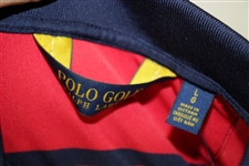 2019 US Open Pebble Beach Ralph Lauren Large Polo - Red, White, & Blue Striped