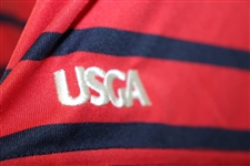 2019 US Open Pebble Beach Ralph Lauren Large Polo - Red, White, & Blue Striped