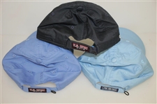 Three 2018 US Open at Shinnecock Hills Golf Hats - Navy Blue, Light Blue, & Sky Blue