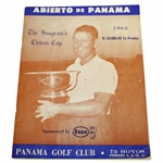 1962 Abierto de Panama at Panama Golf Club Official Program - The Seagram Cup