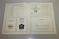 1962 Abierto de Panama at Panama Golf Club Official Program - The Seagram Cup