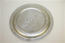1999, 2000, 2001 & 2002 PGA Championship Commemorative Ltd Pewter Plates - Woods & Others