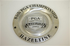 1999, 2000, 2001 & 2002 PGA Championship Commemorative Ltd Pewter Plates - Woods & Others