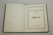 1935 A.G. Spalding & Bros. 'Rights and Wrongs of Golf' by Robert Bobby T. Jones, Jr.