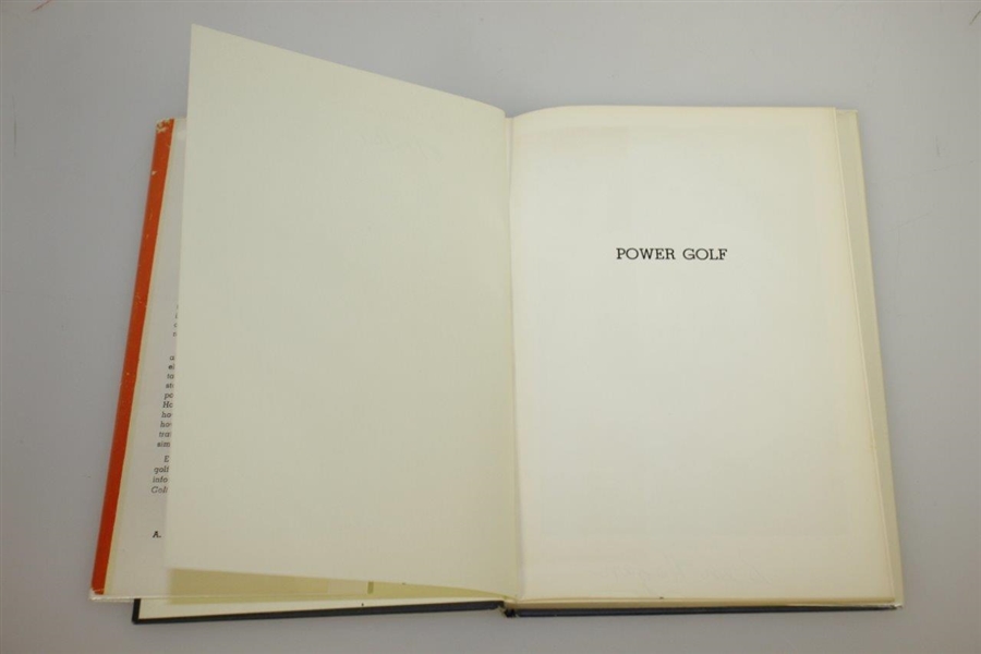 Ben Hogan Signed 1948 'Power Golf' Book JSA ALOA
