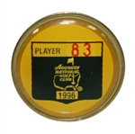 Mark Calcavecchia's 1996 Masters Tournament Contestant Badge #83