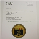 Mark Calcavecchia's 1996 Masters Tournament Contestant Badge #83