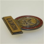 Mark Calcavecchia's 1987 US Open at Olympic Club Contestant Badge