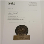 Mark Calcavecchia's 2003 US Open at Olympia Fields Contestant Badge