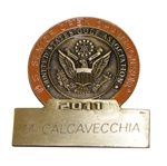 Mark Calcavecchia's 2011 US Senior Open at Inverness Club Contestant Badge