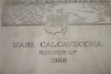 Mark Calcavecchia's 1988 Masters Tournament Runner-Up Sterling Silver Engraved Salver