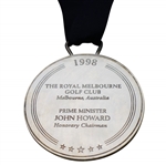 Mark Calcavecchia's 1998 The President's Cup at Royal Melbourne Sterling Silver Contestant Medal