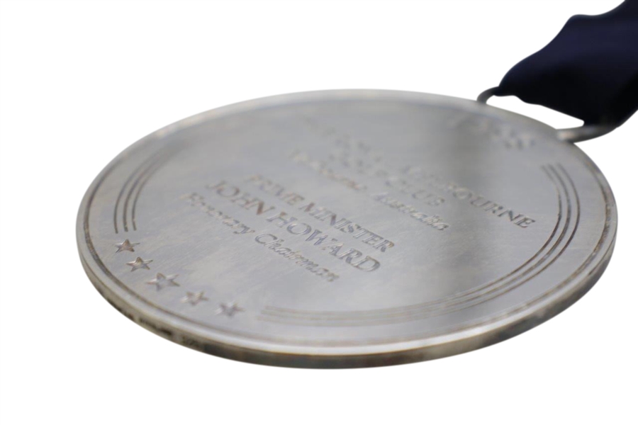 Mark Calcavecchia's 1998 The President's Cup at Royal Melbourne Sterling Silver Contestant Medal