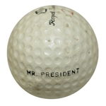 Dwight D Eisenhower's Personal Mr President US Royal Seniors Golf Ball
