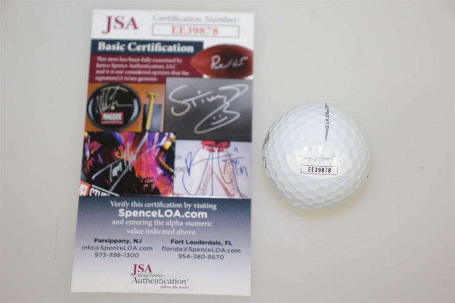 Patrick Reed Signed Masters Logo Golf Ball w/ Score & Year Won Inscriptions JSA #EE39880