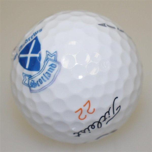 Nick Faldo Signed St. Andrews Logo Golf Ball Becket #F51501