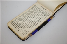 Classic Golf Score Keeper with back-Swing Golfer & Sand Tee Box Depiction - Crist Collection