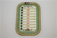 Vintage Healthways Hollywood Strokmaster Golf Score Keeper with Original Box - Crist Collection