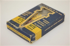 Vintage Rite Hite Waxed & Polished Golf Tees in Original Box - Crist Collection
