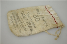 Vintage The Perfect Balanced Tee Golf Tee Canvas Bag - Long Branch - Crist Collection