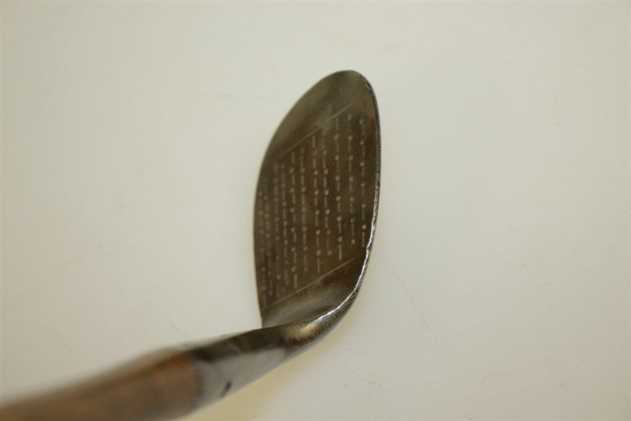 1913 MacGregor Perfection Accurate Niblick w/ Oversize Head, Maxwell Drilled Hosel & Shaft Stamp