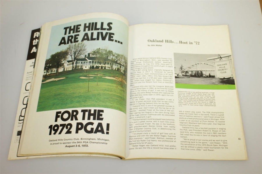 1971 PGA Championship at PGA National Program - Nicklaus Win