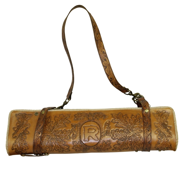 Adjustable Prototype Club in Hand Tooled Leather Case by Coats & Clark Super Stick