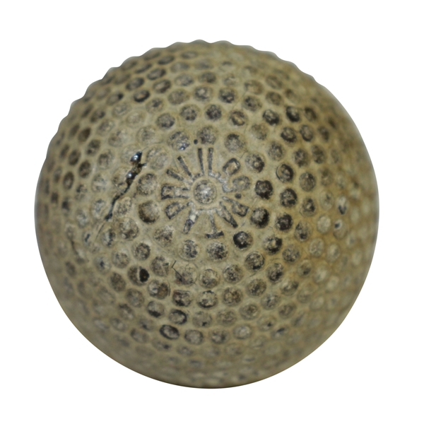 Circa 1900 Spalding Bramble Golf Ball w/ Original Paint
