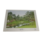 Augusta National Hole #16 Print w/ Robert Trent Jones Signature by Bill Waugh