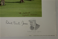 Augusta National Hole #16 Print w/ Robert Trent Jones Signature by Bill Waugh