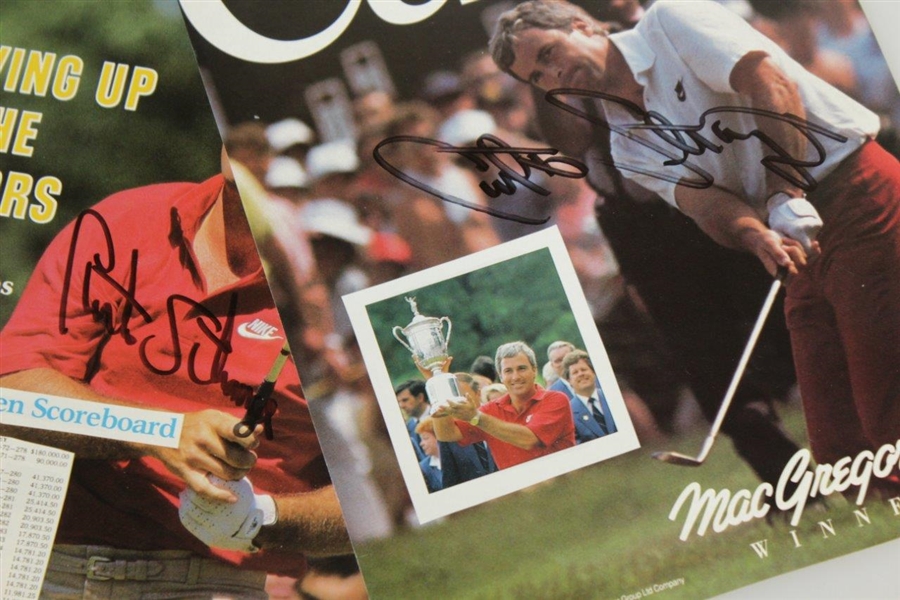 Curtis Strange Signed Magazine Covers Celebrating Back-to-Back US Open Titles JSA ALOA