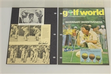 Hale Irwin & Ken Venturi Signed US Open Clippings & Photos - Six Irwin & One Venturi JSA ALOA