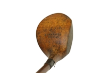 A. Campbell Special Left Handed Socket Head Wood Shafted Fairway Club w/ Head Stamp