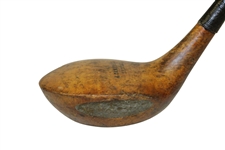 A. Campbell Special Left Handed Socket Head Wood Shafted Fairway Club w/ Head Stamp