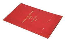 1904 Falkirk Tryst Golf Club Rules & Regulations Booklet