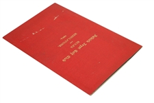 1904 Falkirk Tryst Golf Club Rules & Regulations Booklet