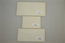 Lee Trevino, Julius Boros and Lee Elder Signed Cards JSA Certs