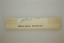 Gene Sarazen Fountain Pen Signature w/ American and British Open Golf Champion JSA ALOA