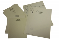 Walter Hagen Personal Letterhead Stationary w/ Traverse City, MI & Equipment Headings