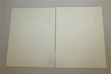Walter Hagen Personal Letterhead Stationary w/ Traverse City, MI & Equipment Headings