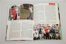 1997 JET Tiger Woods w/ 1st Masters Trophy & Green Jacket Magazine - No Label