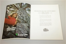 1978 Legends of Golf Tournament Program with Grounds Badge & Five Day Tickets