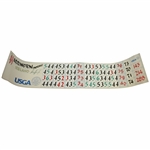 Padraig Harrington Signed USGA Handwritten Tournament Used Scoreboard Tile JSA ALOA