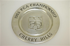 1985 & 1988 PGA Championship Commemorative Limited Pewter Plates