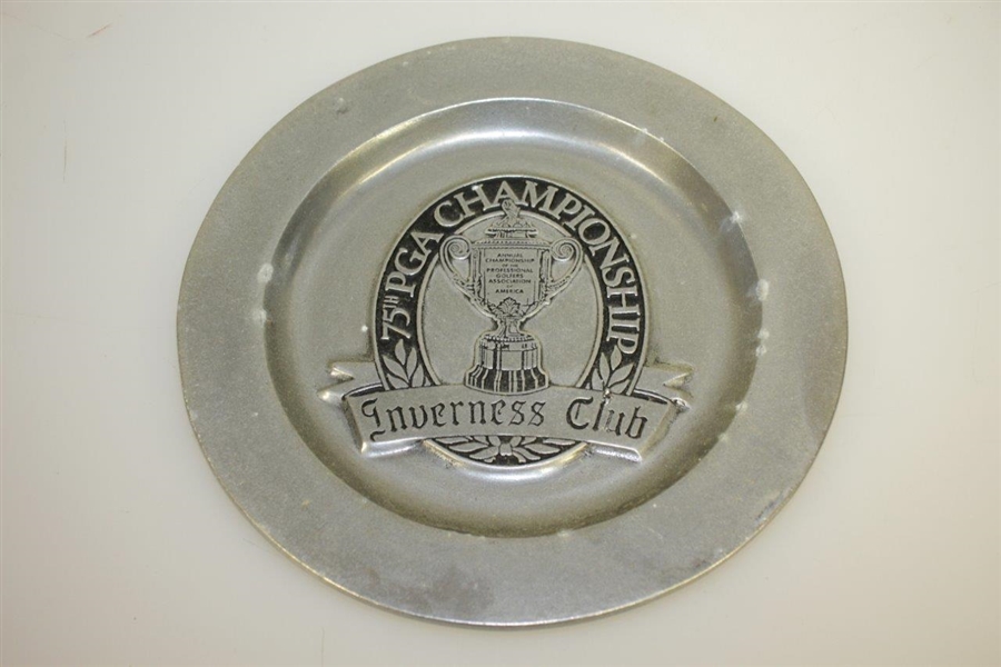 1993, 1994, 1997, & 1998 PGA Championship Commemorative Limited Pewter Plates