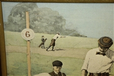 'Stymied' by A.B. Frost Print From Palm Valley Arts Golf Icons Set 