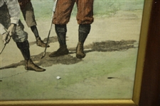 'Stymied' by A.B. Frost Print From Palm Valley Arts Golf Icons Set 