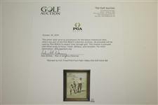 'Stymied' by A.B. Frost Print From Palm Valley Arts Golf Icons Set 