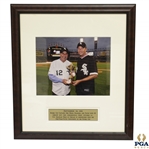 2012 Ryder Cup Captains Jose Olazabal and Davis Love III Throwing Out First Pitch Photo